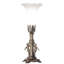 11" High Blue Tiffany Pond Lily Maidens Mini Lamp-1779648889
