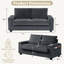 Canapé en velours côtelé 71 po LoveSeat-668629447