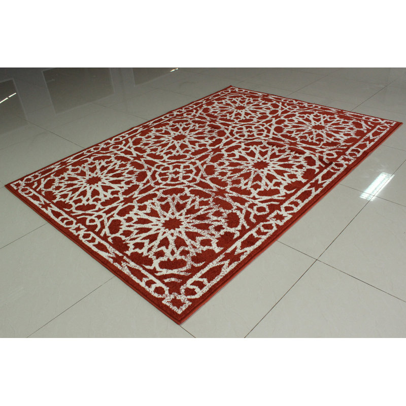 Tapis terre cuite area Bonner, 3 pi x 5 pi