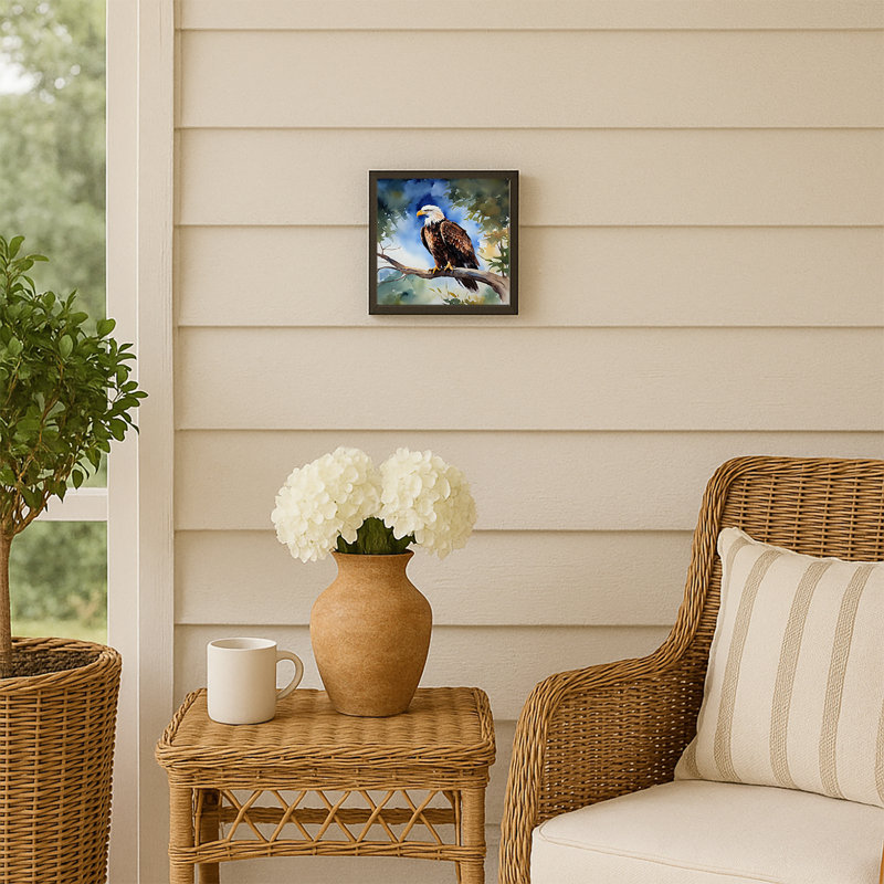 Eagle Framed Metal Print