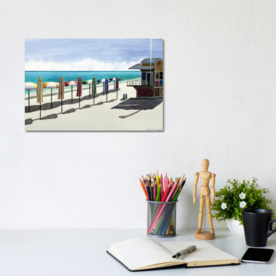 Lifeguard Station IV 1 Piece Wrapped Canvas Wall Art
