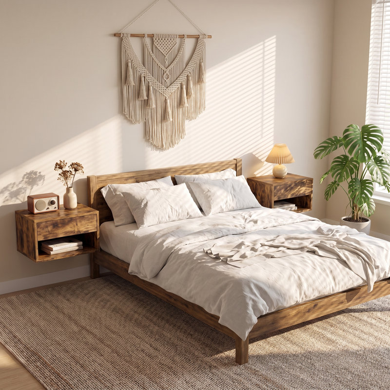 Solid Wood Square Accent Cabinet