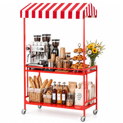 Metal Bar Cart