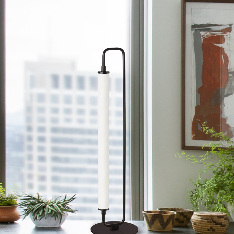 Daeton Standard Table Lamp, Matte Black