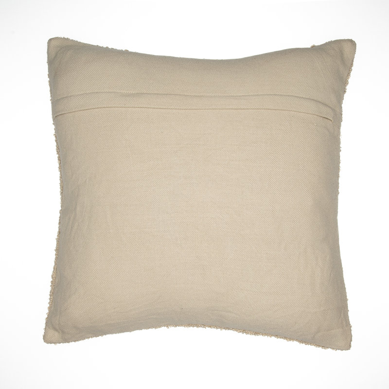 Coussin Boucle, Beige, Inférieur, H 20 po x l 20 po