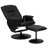 Massaging Multi-Position Recliner with Deep Side Pockets and Ottoman with Wrapped Base-1293794216