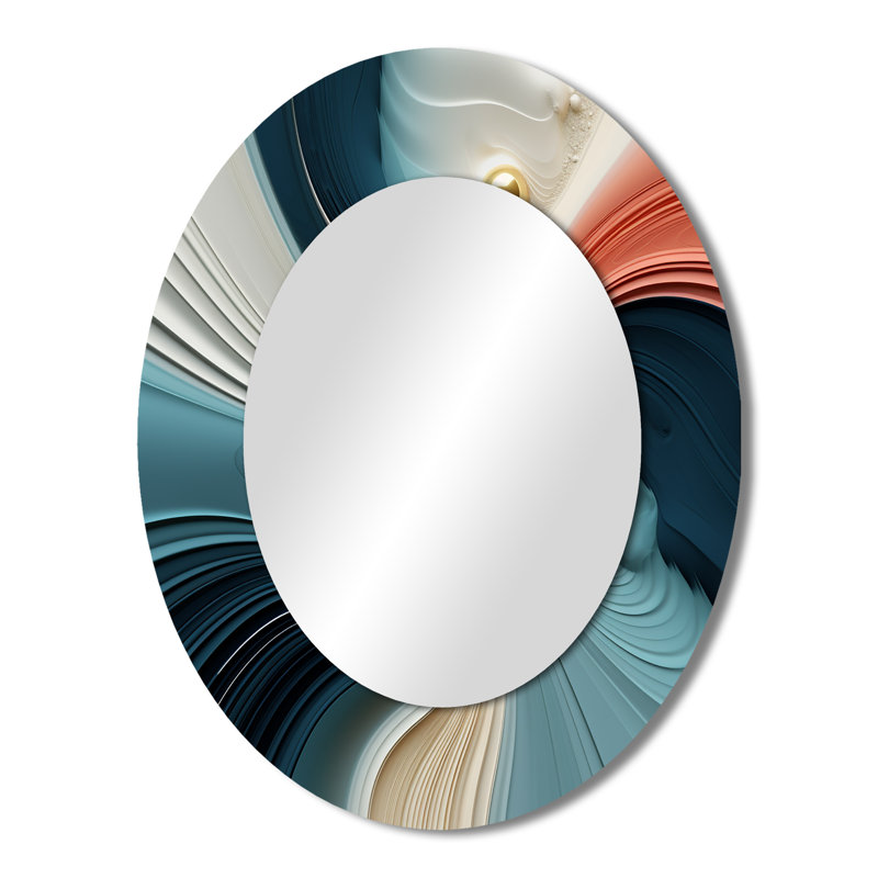 Miroir mural Spiral Miracle of Cosmic Delight, 43 po x 33 po