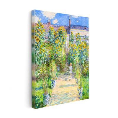 Claude Monet - Jardin de l'artiste à Vetheuil No2