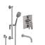 Rincon Bay Thermostatic Complete Shower System-1156041687