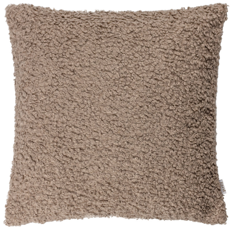 Leteshia Square Cushion Cover, Taupe