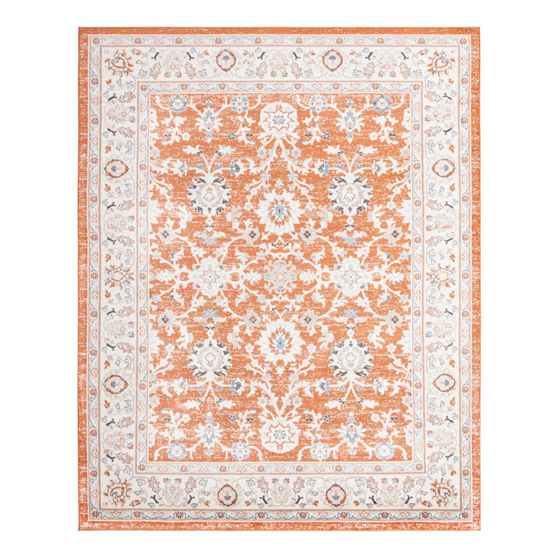 Kyte Floral Indoor Rug, Rectangle 7'10" x 10'