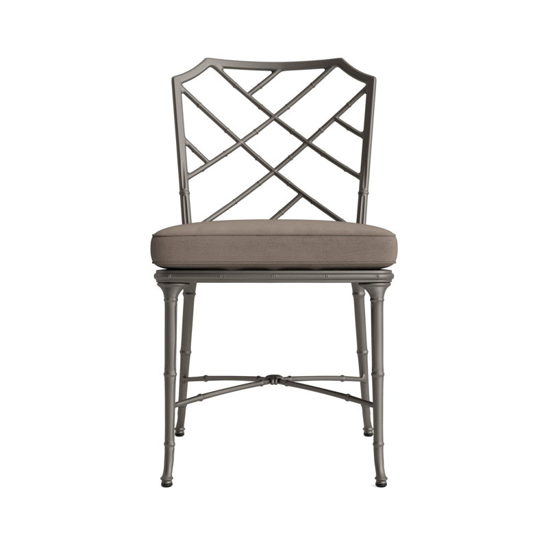 Calcutta Outdoor Dining Side Chair, Mica, Fusion Neptune, Navy