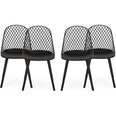 Outdoor Dining Chair Set with Weather-Resistant Stability