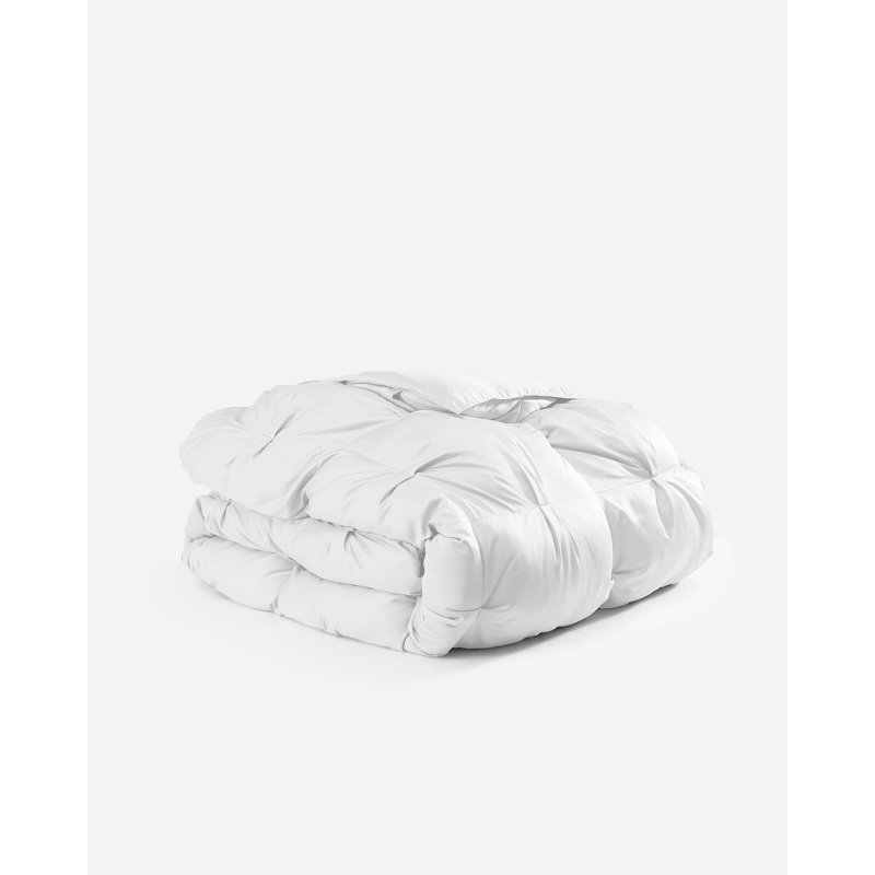 Premium Bamboo Bubble Comforter, White, King Comforter