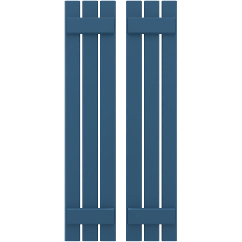 Volets de planche-n-lattes (par paire) Americraft (2 lattes), Antigua, 11 1/2", 65"