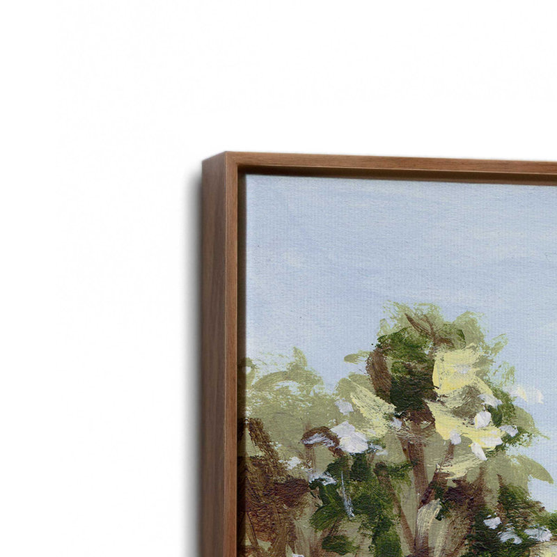 «Amber Canopy II» par Melissa Wang, reproduction d'art sur toile, H 12 po x l 16 po, Brun