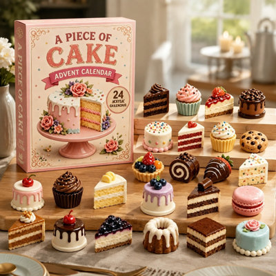 Coffret-cadeau de collection comprenant 24 figurines en acrylique pour calendrier de l'Avent Pearl DIY de 24 jours