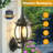 2 Packs Dusk to Dawn LED Outdoor Lighting Wall Lanterns for Porch-946843473
