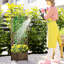 Lit de jardin avec treillis H 57 x l 15,75