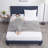 Nestl Horizontal Channel Upholstered Platform Bed-101071462-101071463
