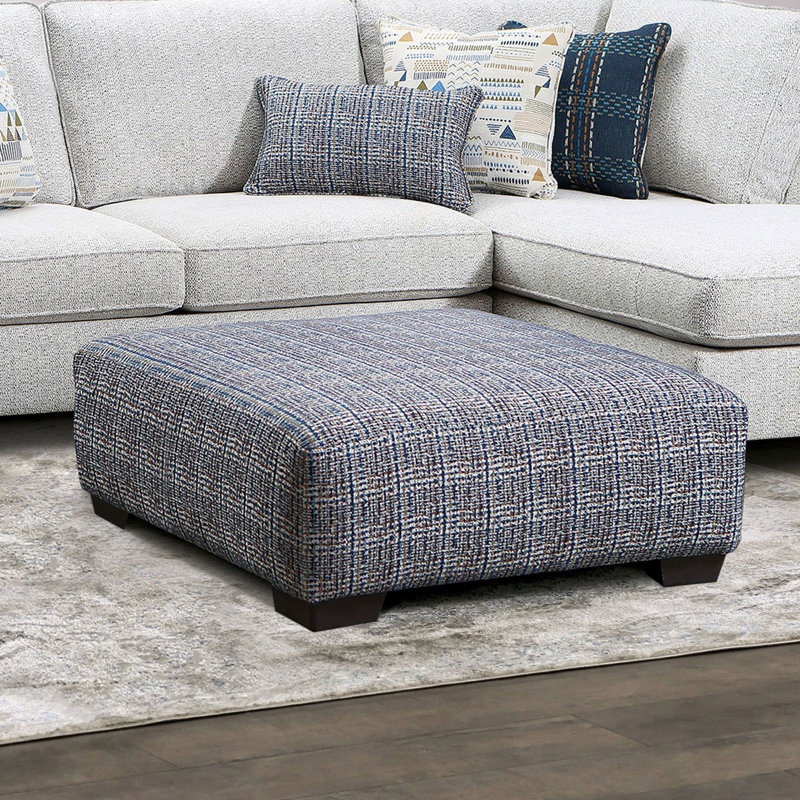 Repose-pieds contemporain l 37,6 po, multicolore