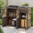 Latitude Run® Doerfler 47.6'' W Water Resistant Cabinet Deck Box in Brown