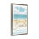 «Beach is Happy Place Floater Canvas» par Mollie B.