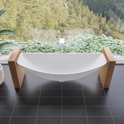 78.75'' x 78.75'' Soaking Acrylic Bathtub