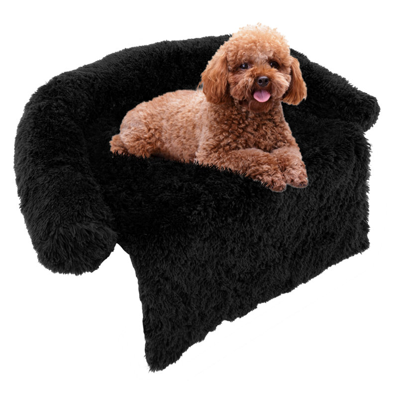 Arrigo Carpet Pet Bed, 16cm H x 101cm W x 89cm D, Black