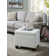 Akifa 21.50" Wide Leather Rectangle Storage Ottoman