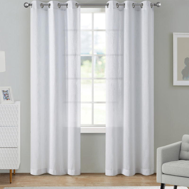 Paire de rideaux transparents Molly