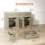 Buffet, armoire de rangement pour ferme 55 "gris-421190212
