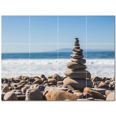 12'' x 12'' Satin Ceramic Decorative Mural