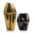 Dama Short Bronze Lady Vase
