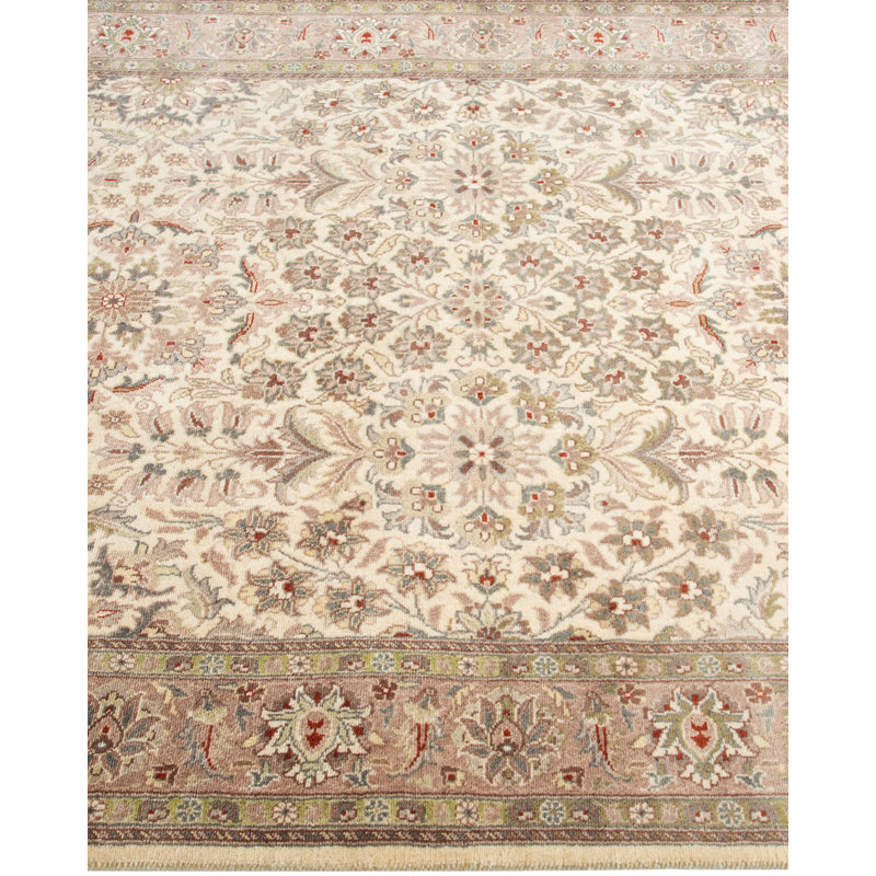 Hayner One-of-a-Kind Hand-Knotted New Age 7'1" Round Wool Area Rug in Brown/Beige