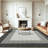 Modern Striped Bordered Printed (Not Woven)Rugs for Living Room Bedroom Decor Washable Low Pile Laundry Rug Simple Neutral Carpet for Office Home Decor-1069371333