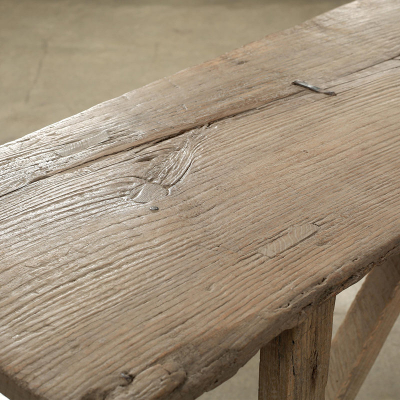 Solid Wood Console Table, 33" H x 83" W x 16" D