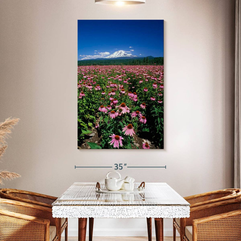 Harnek Echinacea Field, 51" H x 34" W