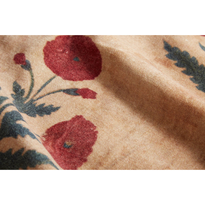 Rouge coquelicot 22 po x 22 po, 22 po x 22 po, Carré