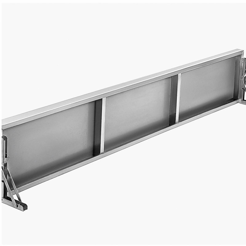 Concession Shelf 70.8L x 11.4W Inch with Stainless Steel Frame and Surface Board for Food Trailer Serving Window