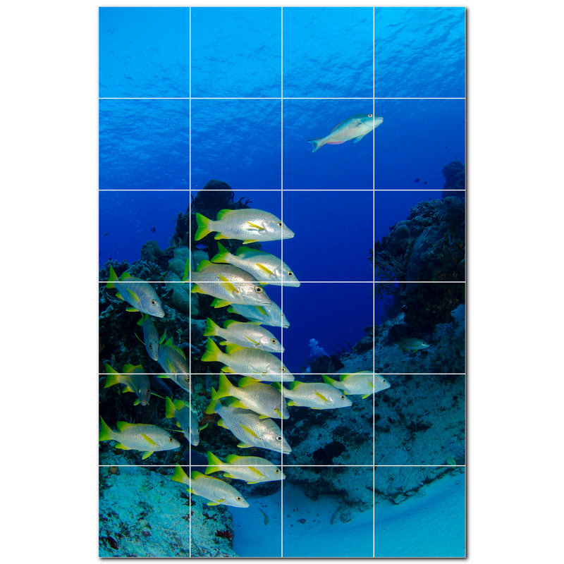 12'' x 12'' Satin Ceramic Decorative Mural