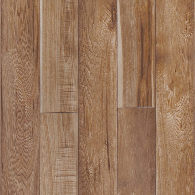 Revêtement de sol stratifié en hickory 6,375 po x 47,5 po x 12 mm Restoration Collection, Naturel