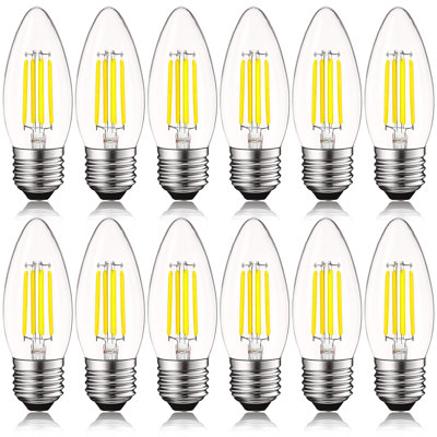5 Watt (60 Watt Equivalent), B11 LED, Dimmable Light Bulb, Daylight (6500K) E26/Medium (Standard) Base