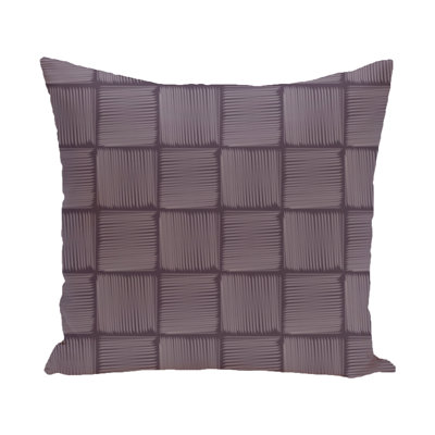  Housse de coussin d'extérieur à imprimé géométrique Basketweave