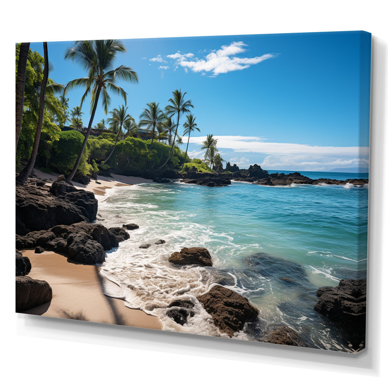 Maui Tropical Dreamscape II - Maui, impression sur toile encadrée, H 24 po x l 32 po x P 1 po, Toile tendue