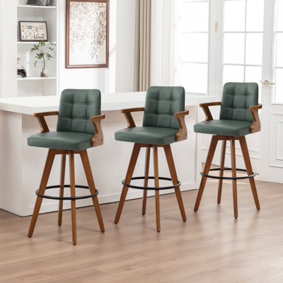 Tabouret de bar et de comptoir pivotant 3 pièces Eastwood