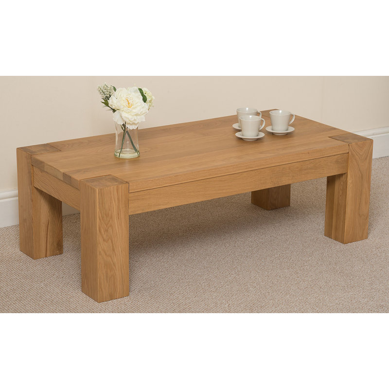 Hagan Four Leg Coffee Table, 40cm H x 120cm W x 60cm D