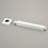 1-Spray Patterns 16 In. Ceiling Mount Dual Fixed And Handheld Shower Head 2.5 GPM In White