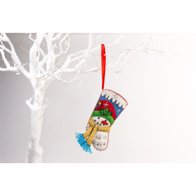 15cm Handmade Fabric People Holiday Shaped Ornament