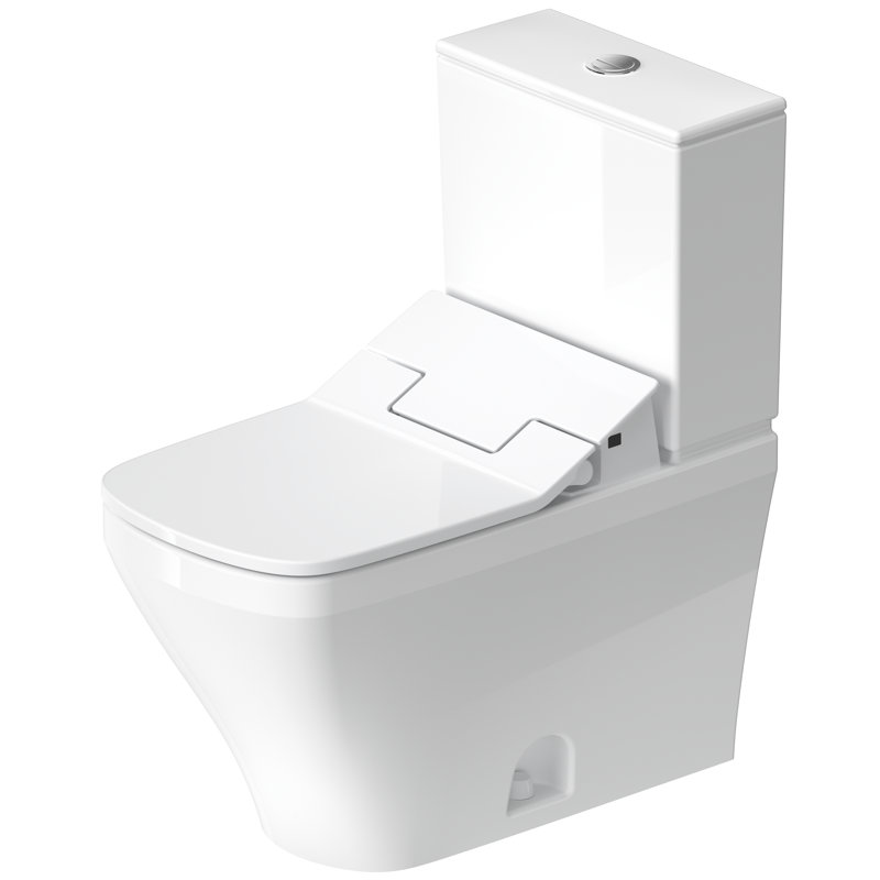 Toilette allongée à double chasse DuraStyle (siège inclus)